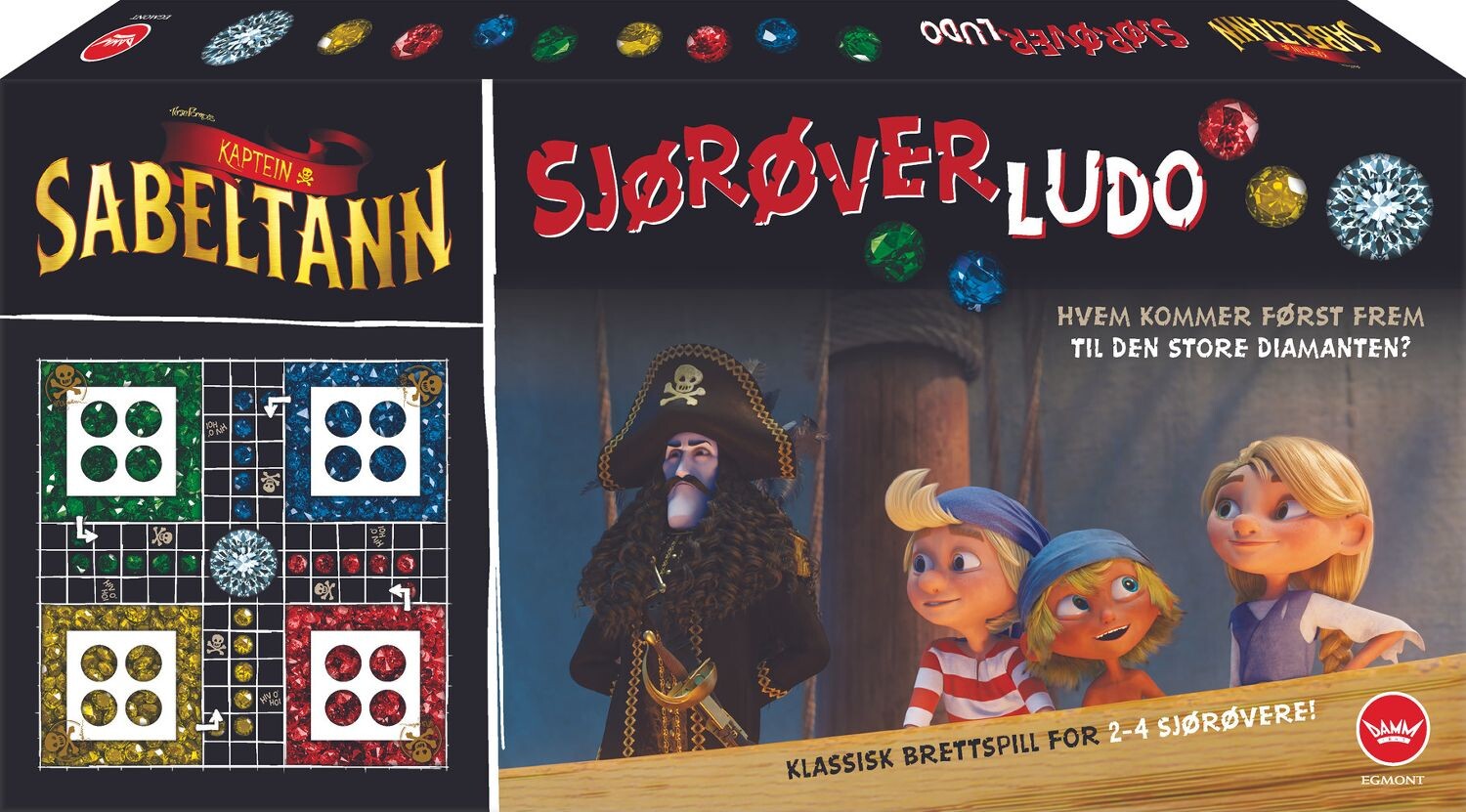 Kaptein Sabeltann Sjørøver Ludo Norsk utgave
