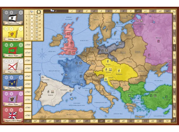 7 Empires Brädspel 