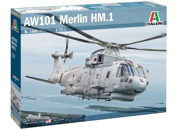 AW101 Merlin HM.1 Italeri 1:72 Byggesett 