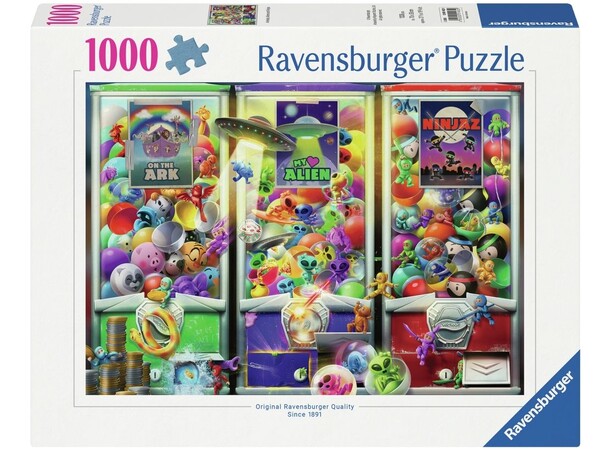 Animals Aliens & Ninjas 1000 biter Ravensburger Puzzle Puslespill 