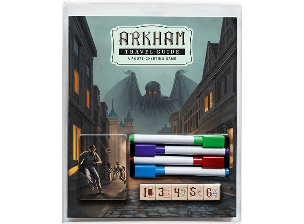Arkham Travel Guide Brettspill 