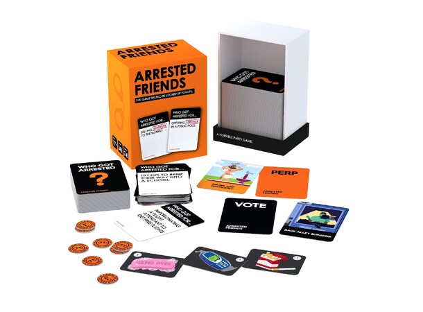 Arrested Friends Partyspill 