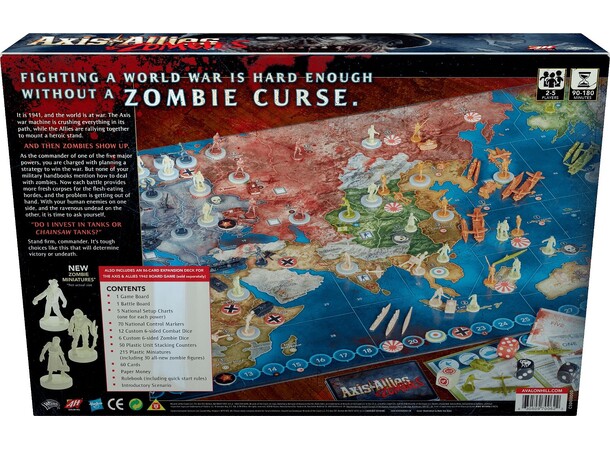 Axis & Allies & Zombies Brettspill 