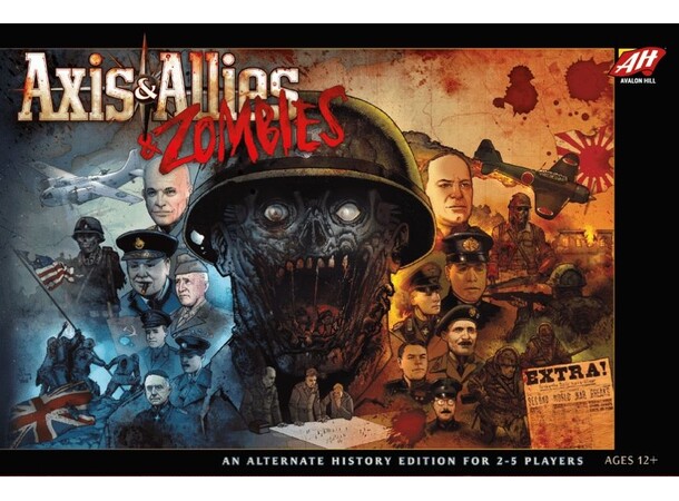 Axis & Allies & Zombies Brettspill 