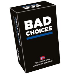 Bad Choices Partyspill Norsk utgave