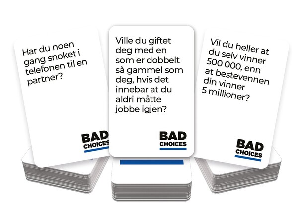 Bad Choices Partyspill Norsk utgave 
