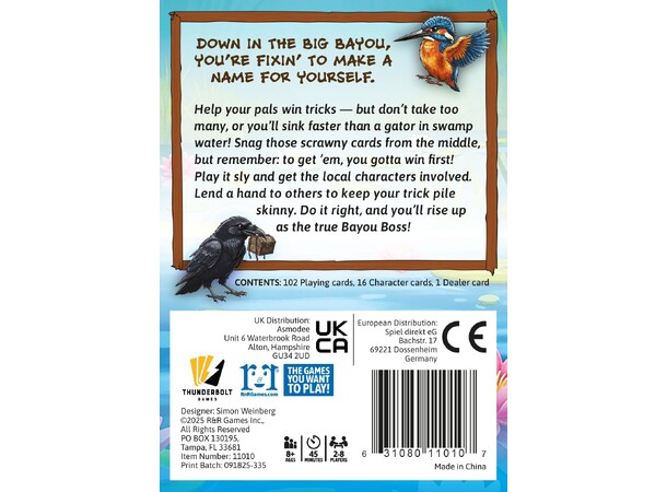 Bayou Boss Kortspill 