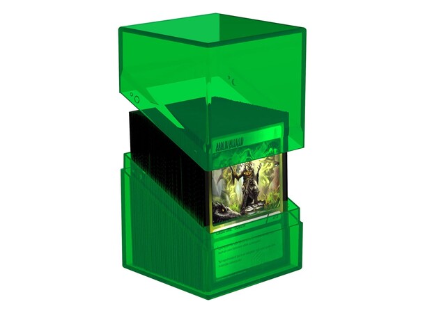 Boulder 100+ Clear Emerald Ultimate Guard Card Box 