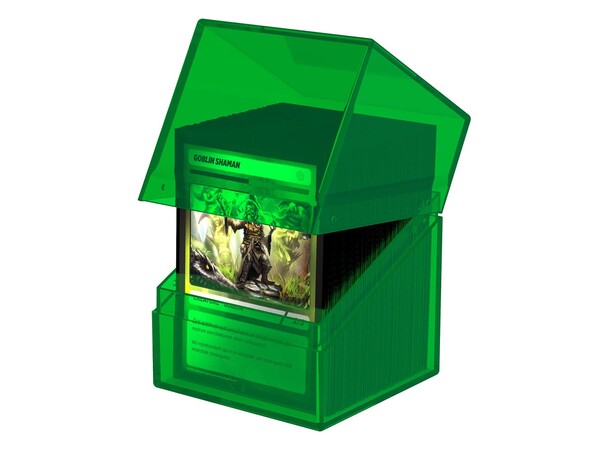 Boulder 100+ Clear Emerald Ultimate Guard Card Box 