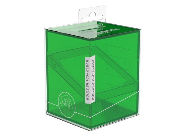Boulder 100+ Clear Emerald Ultimate Guard Card Box 