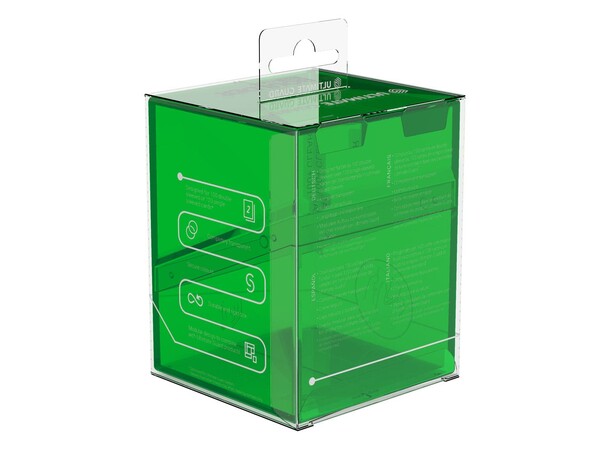 Boulder 100+ Clear Emerald Ultimate Guard Card Box 