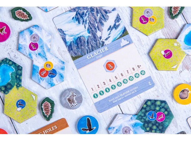 Cascadia Alpine Lakes Brettspill Norsk utgave 