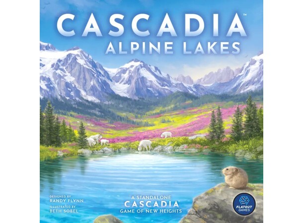 Cascadia Alpine Lakes Brädspel Svensk utgåva 