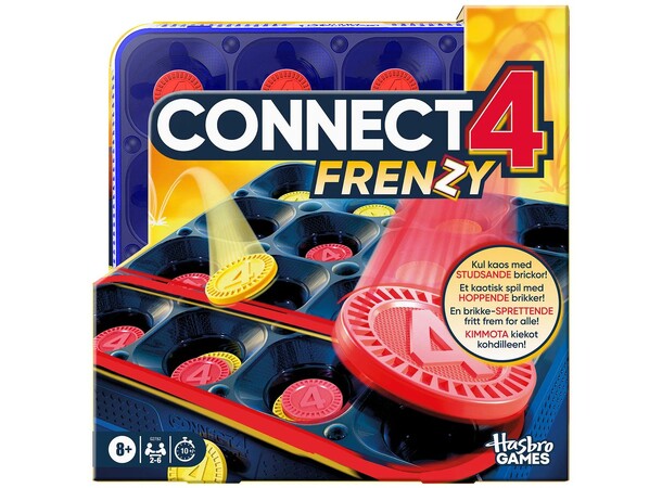 Connect 4 Frenzy Brädspel Svensk utgåva 