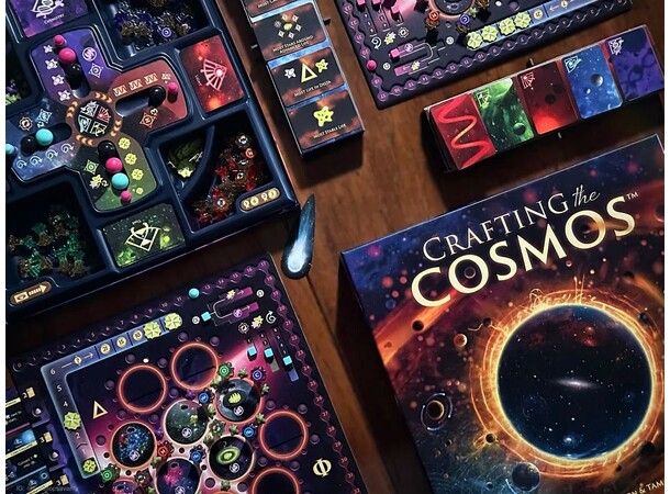 Crafting the Cosmos Brettspill 