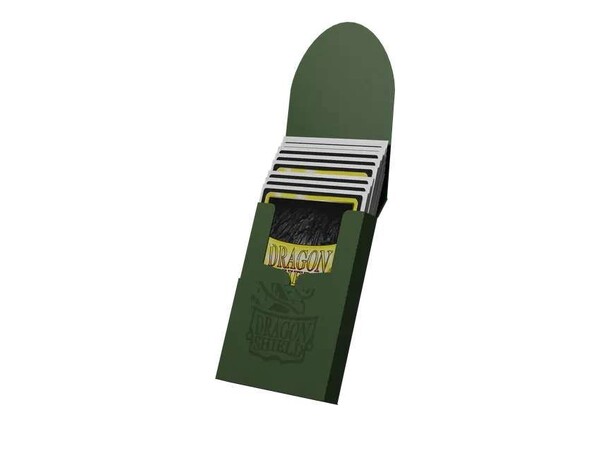 Cube Shell - Forest Green - 8 stk Dragon Shield 