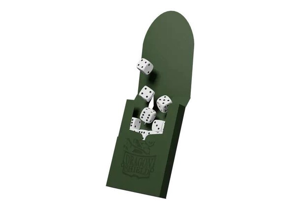 Cube Shell - Forest Green - 8 stk Dragon Shield 