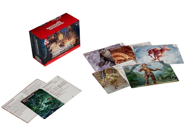 D&D Monsters Mystical & Menacing Dungeons & Dragons Reference Cards 