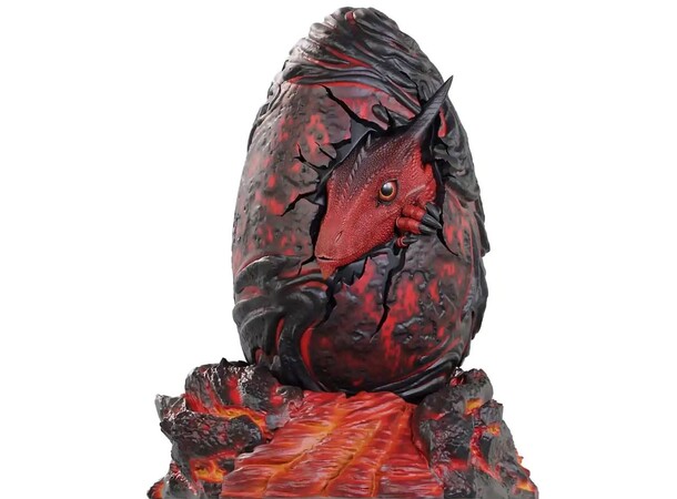 D&D Replica Statue Red Dragon Egg 