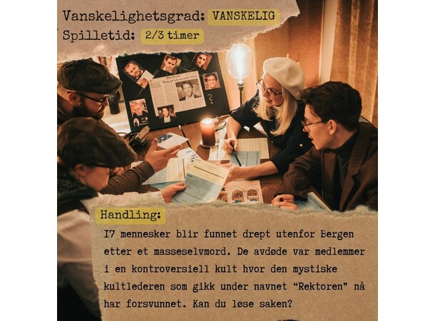 Detective for a Day Kultmedlemmene Drapet på Kultmedlemmene 