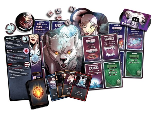 Dice Throne Pale Lady Werewolf Hero Pack Utvidelse til Dice Throne 