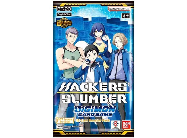Digimon TCG Hackers Slumber Display Digimon Card Game - BT-23 