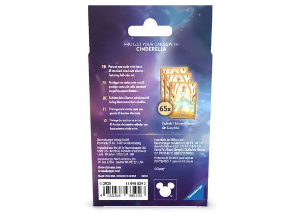 Disney Lorcana Sleeves Cinderella 