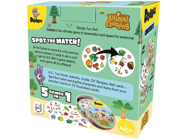 Dobble Animal Crossing Brettspill 