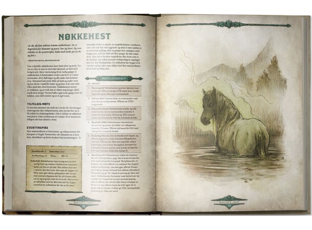 Drager og Demoner Monsterboken - NORSK 