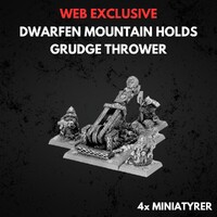 Dwarfen Mountain Holds Grudge Thrower Warhammer The Old World