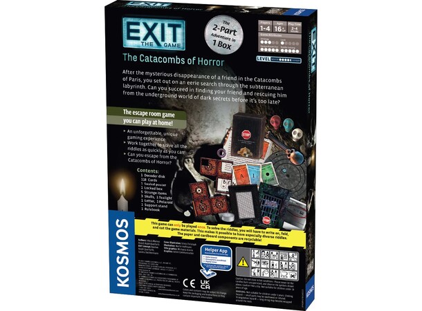 EXIT The Catacombs of Horror Brettspill 