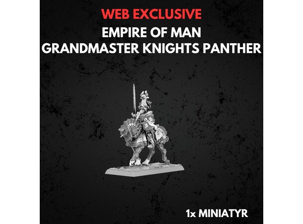 Empire of Man Grandmaster Knight Panther Warhammer The Old World 