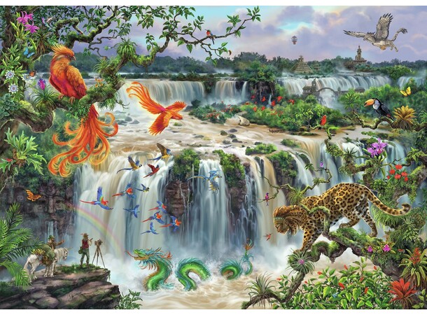 Fantastic Waterfall Iguazu 1000 bitar Pussel - Ravensburger Puzzle 