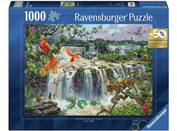 Fantastic Waterfall Iguazu 1000 biter Puslespill - Ravensburger Puzzle 