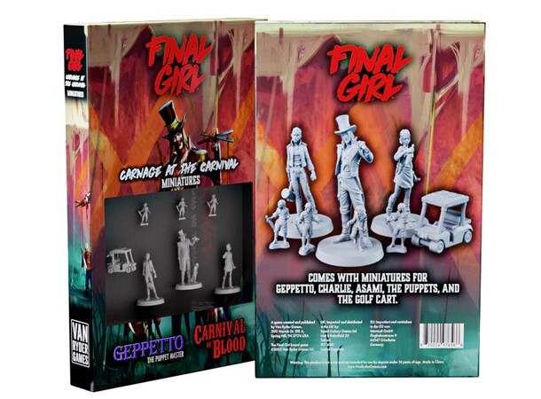 Final Girl Carnage Carnival Miniatures Utvidelse til Final Girl 