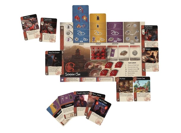 Gunsen The Battle for Toshi Ranbo Brettspill 