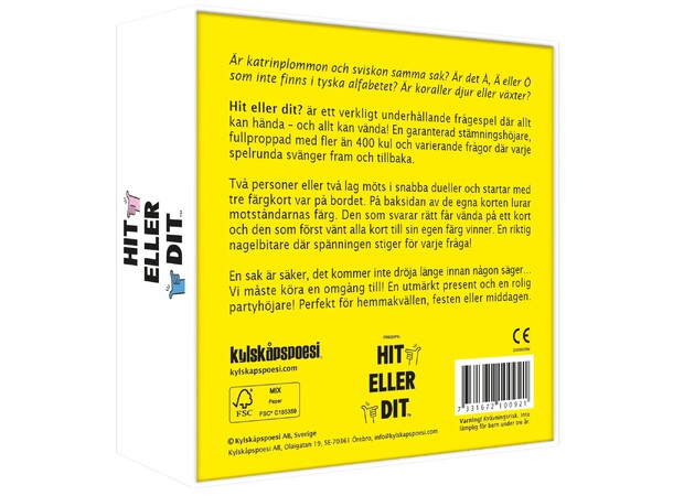 Hit eller dit - SVENSK 