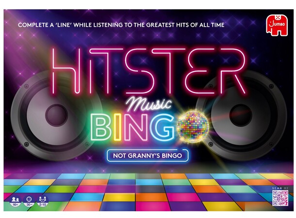 Hitster Bingo Partyspill Norsk utgave 