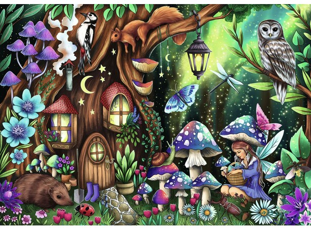 In the Magical Forest 1000 bitar Pussel - Ravensburger Puzzle 