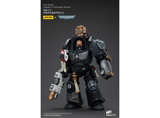 Iron Hands Captain in Terminator Armour Warhammer 40K Action Figure 
