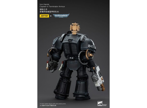 Iron Hands Captain in Terminator Armour Warhammer 40K Action Figure 