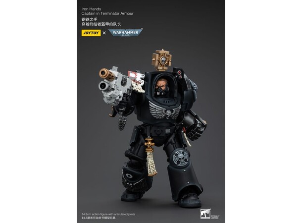 Iron Hands Captain in Terminator Armour Warhammer 40K Action Figure 