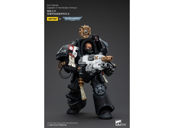 Iron Hands Captain in Terminator Armour Warhammer 40K Action Figure 