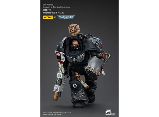 Iron Hands Captain in Terminator Armour Warhammer 40K Action Figure 