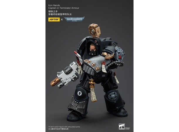 Iron Hands Captain in Terminator Armour Warhammer 40K Action Figure