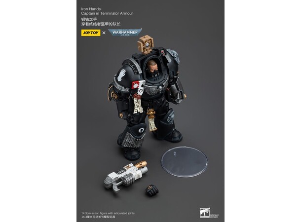 Iron Hands Captain in Terminator Armour Warhammer 40K Action Figure 