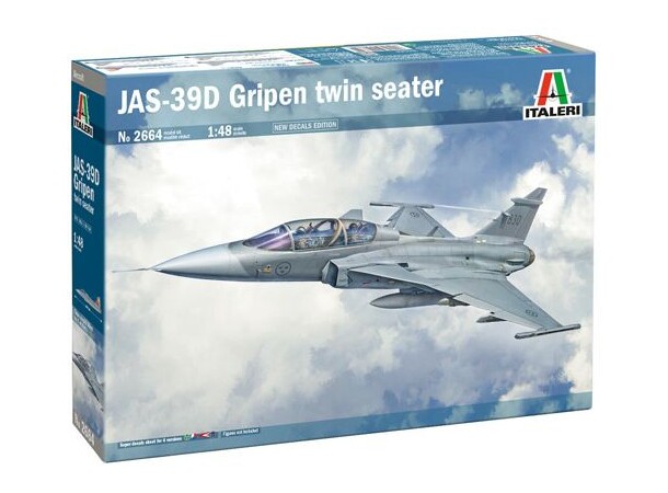 JAS-39D Gripen Twin Seater Italeri 1:48 Byggesett 