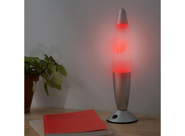 Lava Lampe 34cm Flerfarget LED 