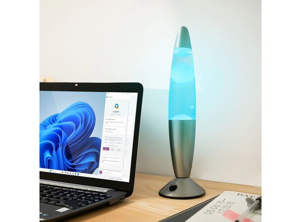 Lava Lampe 34cm Flerfarget LED 