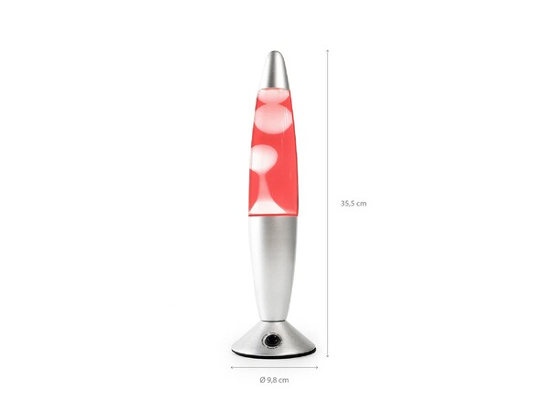 Lava Lampe 34cm Flerfarget LED 